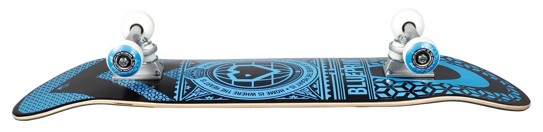 Blueprint Home Heart Skateboard Komplet (7.75"|Modrá/Černá)