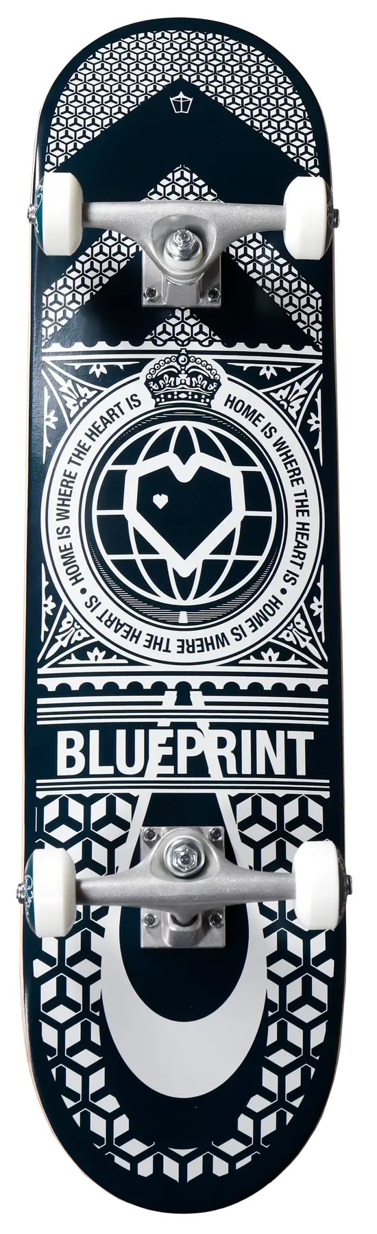 Blueprint Home Heart Skateboard Komplet (8"|Navy/White)