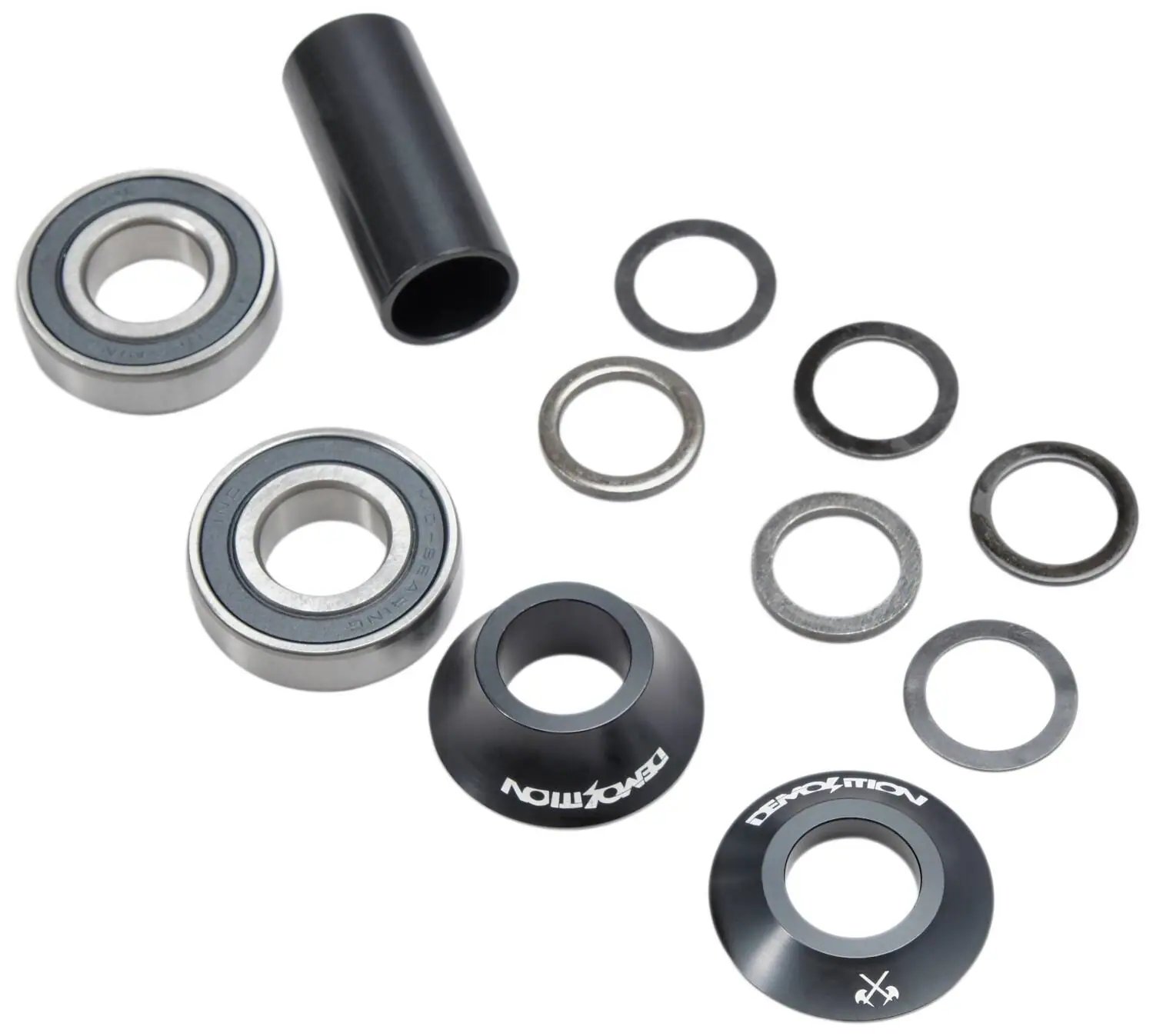 Demolition MID BMX Bottom Bracket (19mm|Flat Black)