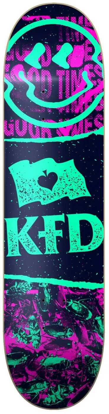 KFD Logo DIY Skate Deska (8.25"|Purple)