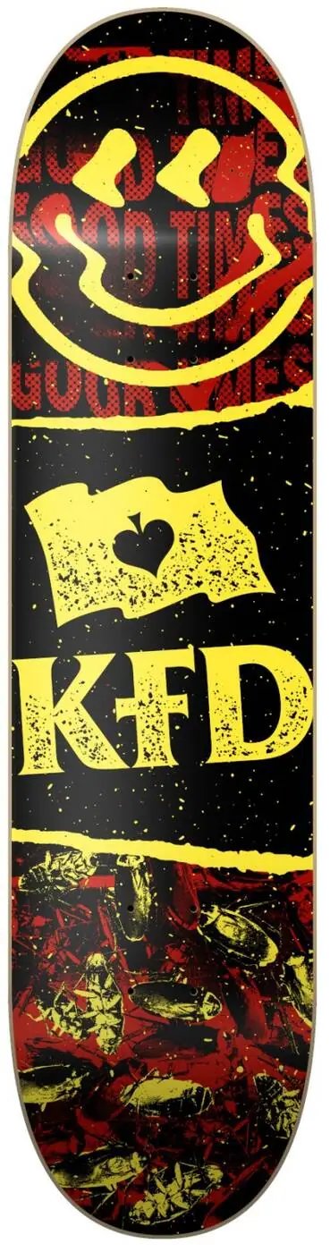 KFD Logo DIY Skate Deska (8"|Red)