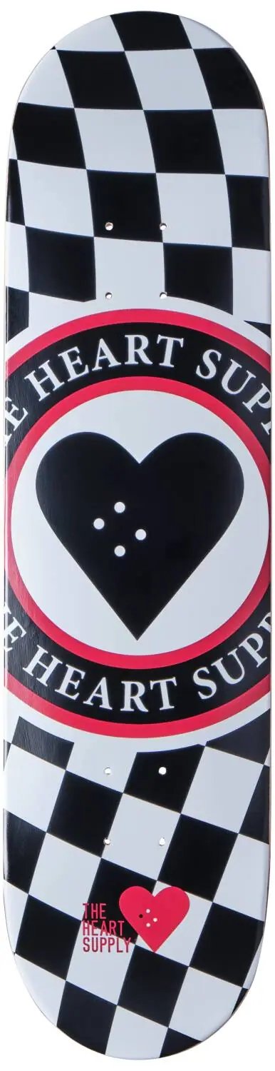 Heart Supply Insignia Check Skate Deska (8"|Černá)