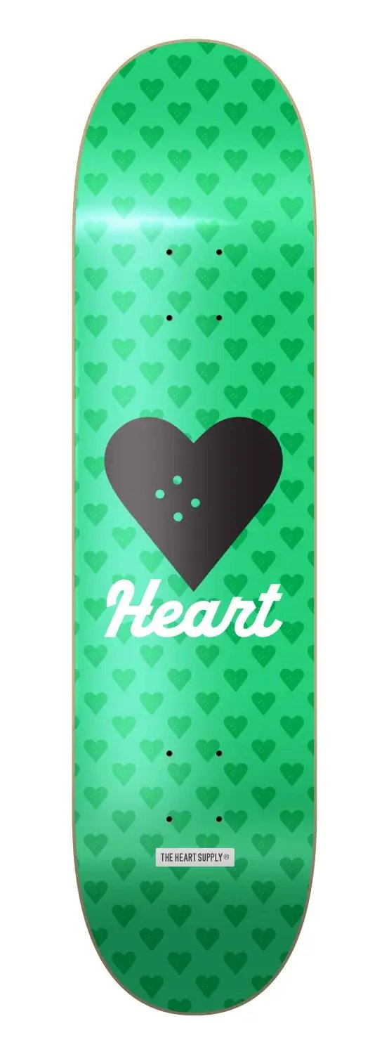 Heart Supply Vertical Flow Skate Deska (8.125"|Zelená)