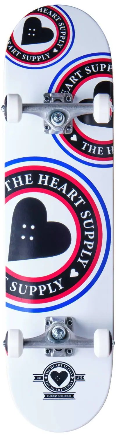 Heart Supply Orbit Logo Skateboard Komplet (8"|Bílá/Černá/Modrá)