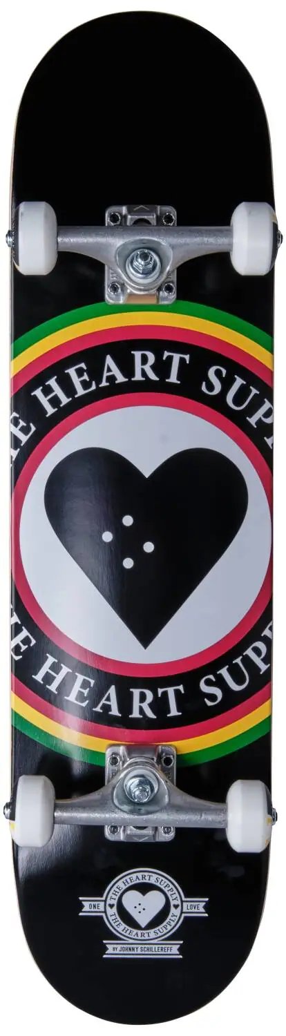 Heart Supply Insignia Skateboard Komplet (8"|Rasta)