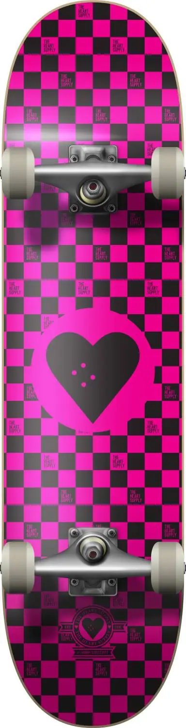 Heart Supply Round Logo Skateboard Komplet (7.75"|Checks)