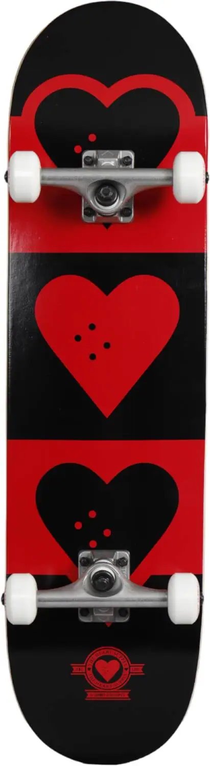 Heart Supply Quadron Logo Skateboard Komplet (8.25"|Červená)