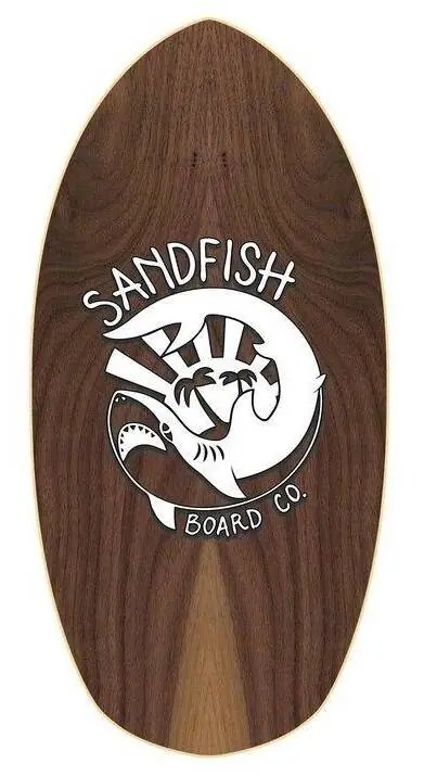 Sandfish Walnut Woody Grom Cruiser Skimboard (40"|Walnut)