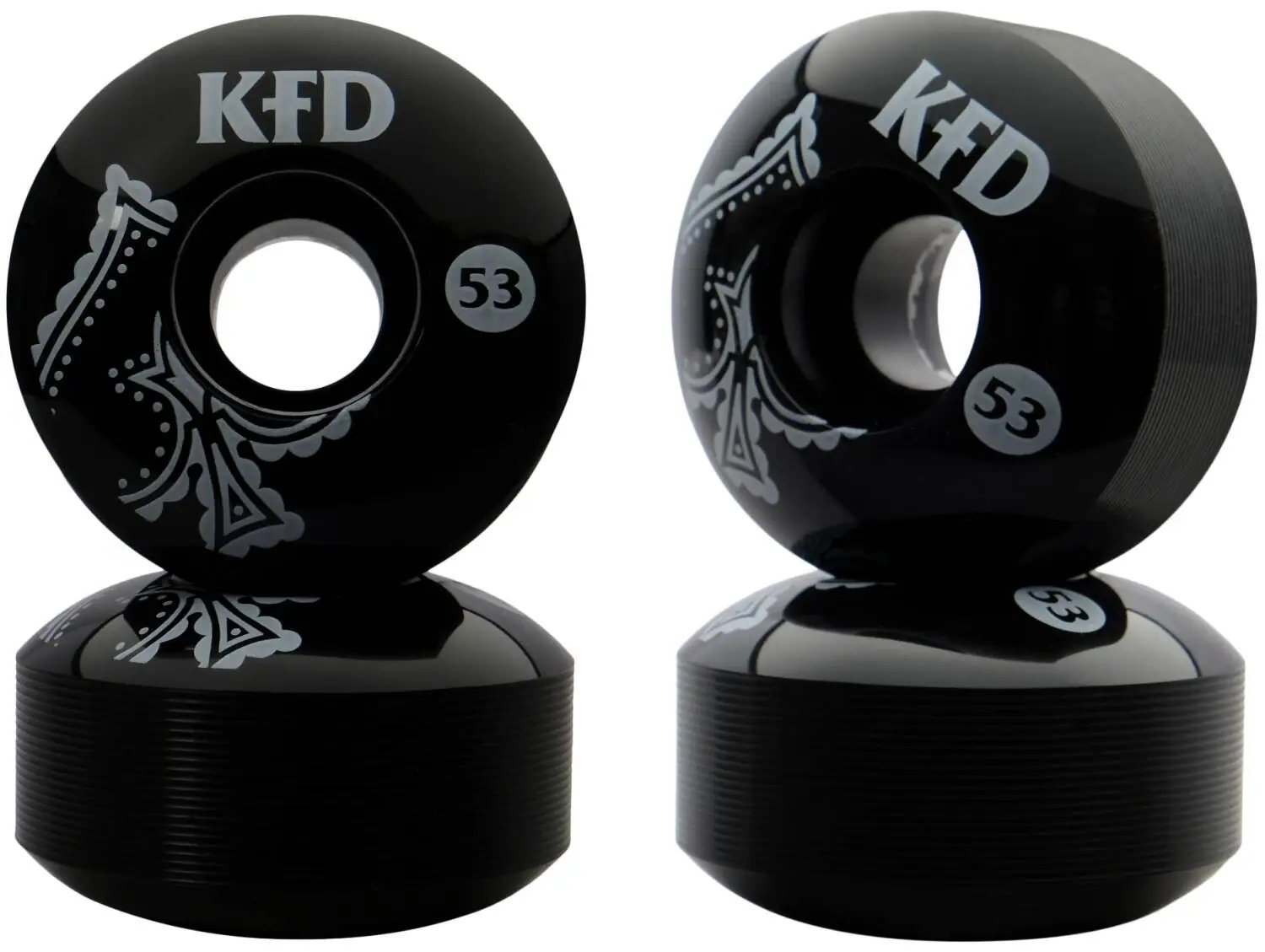 KFD Team Kolečka pro skateboard 4-Souprava (53mm|Bandana)