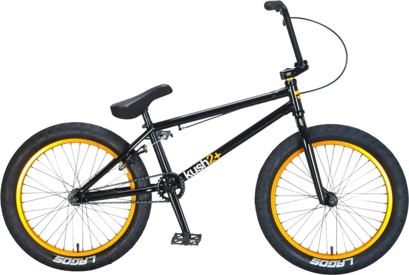 Mafia Kush 2+ 20" Freestyle BMX Kolo (20.4"|Černá/Zlatá)