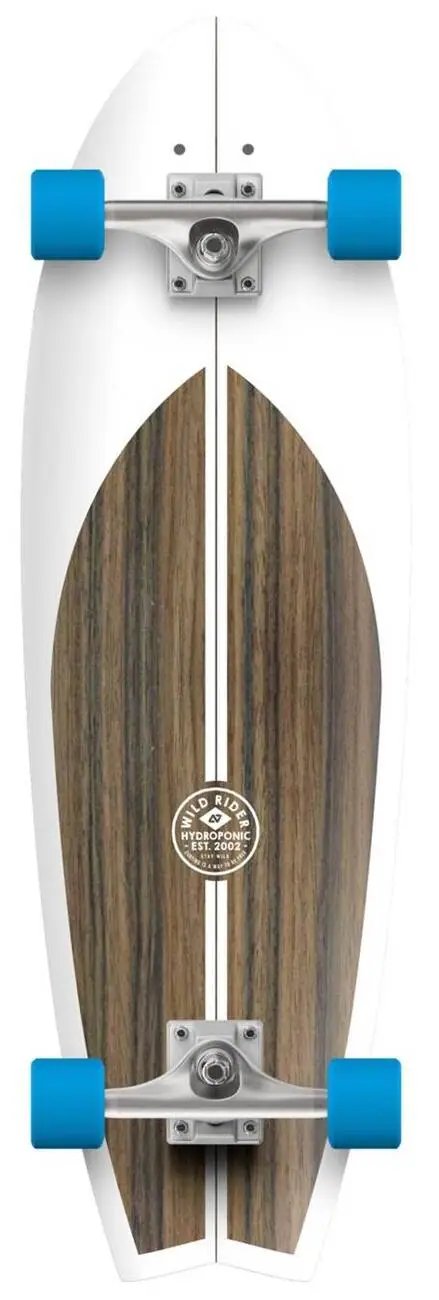 Hydroponic Fish Complete Cruiser Skateboard (31.5"|Classic 2.0 White / Brown)