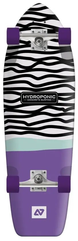 Hydroponic Square Complete Cruiser Skateboard (33"|Concrete Purple)