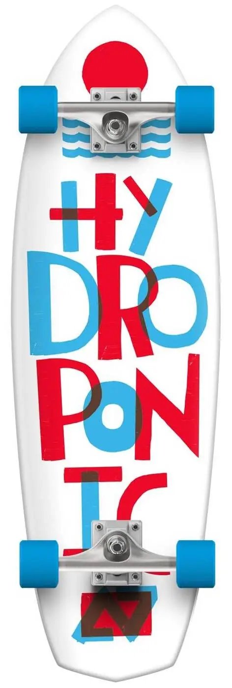 Hydroponic Diamond Complete Cruiser Skateboard (32"|Tipe White)