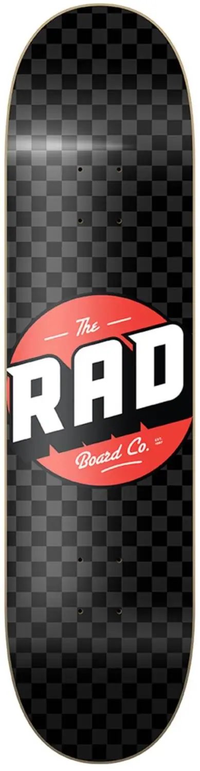 RAD Checker Skate Deska (8"|Černá/Šedá)