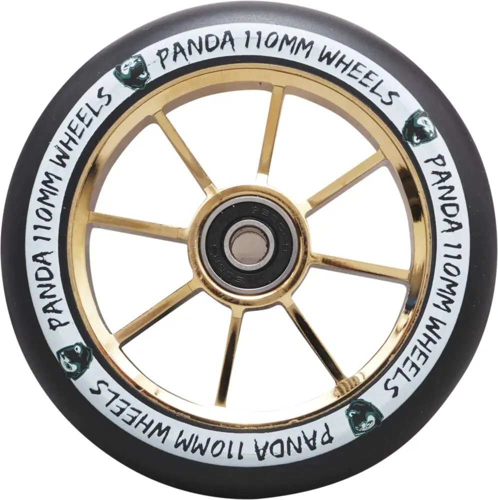 Kolečko Panda Spoked V2 110mm Gold Chrome