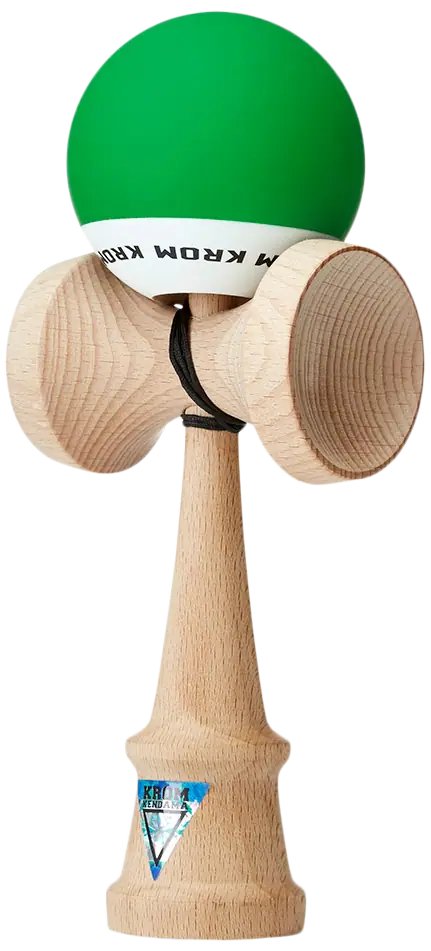 Kendama KROM Pop Rubber matná Dark Green