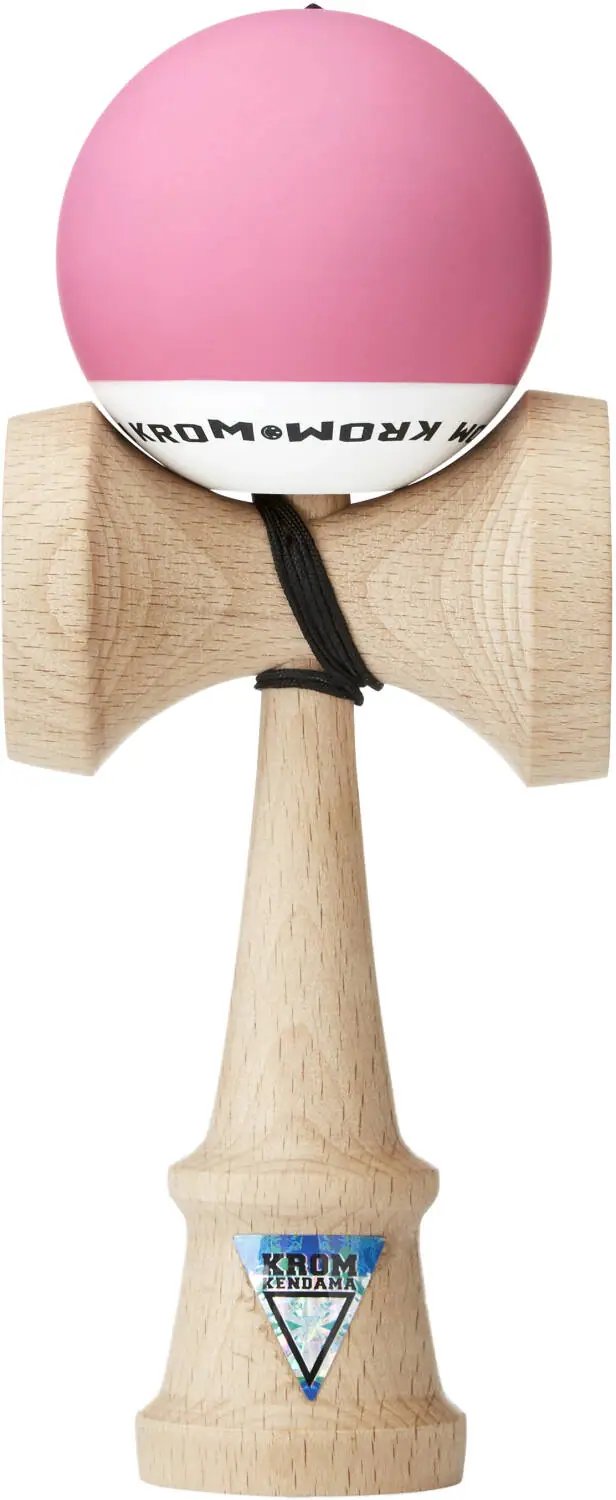 Kendama KROM Pop Rubber matná růžová