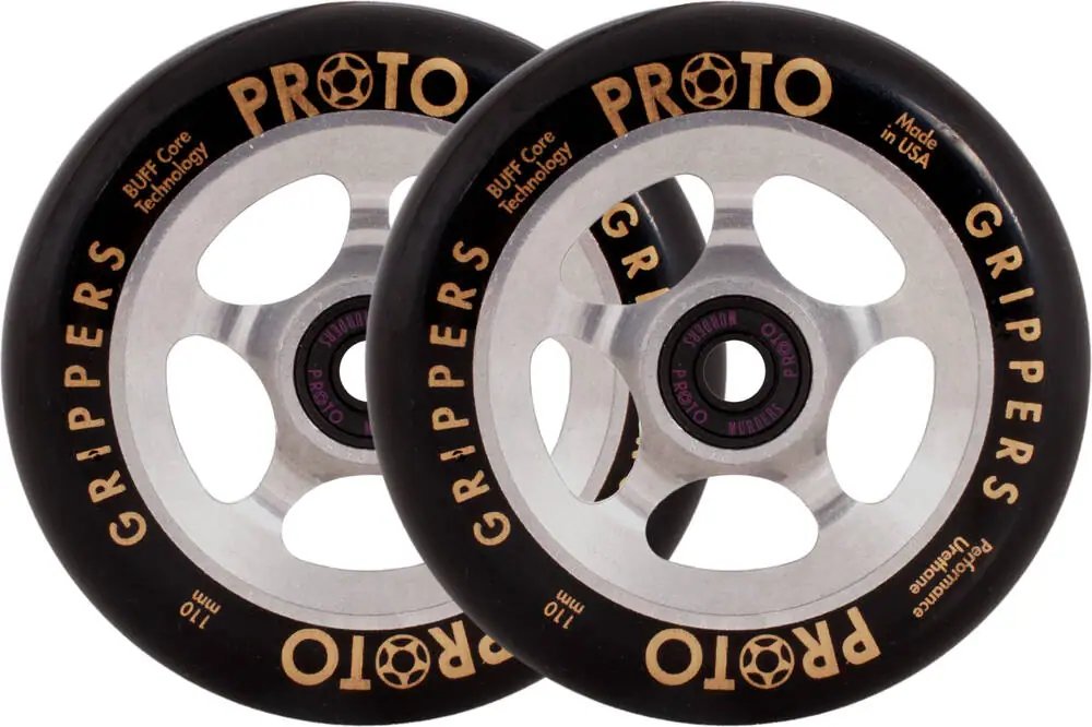 Kolečka Proto Gripper 110mm Black/Raw 2ks