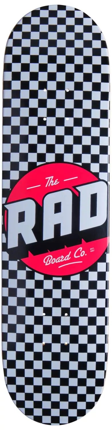 RAD Checker Skate Deska (7.75"|Černá/Bílá)