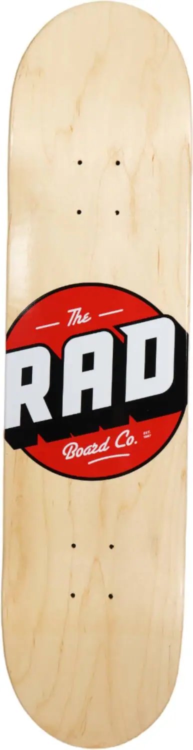 RAD Solid Logo Skate Deska (7.75"|Natural Maple)