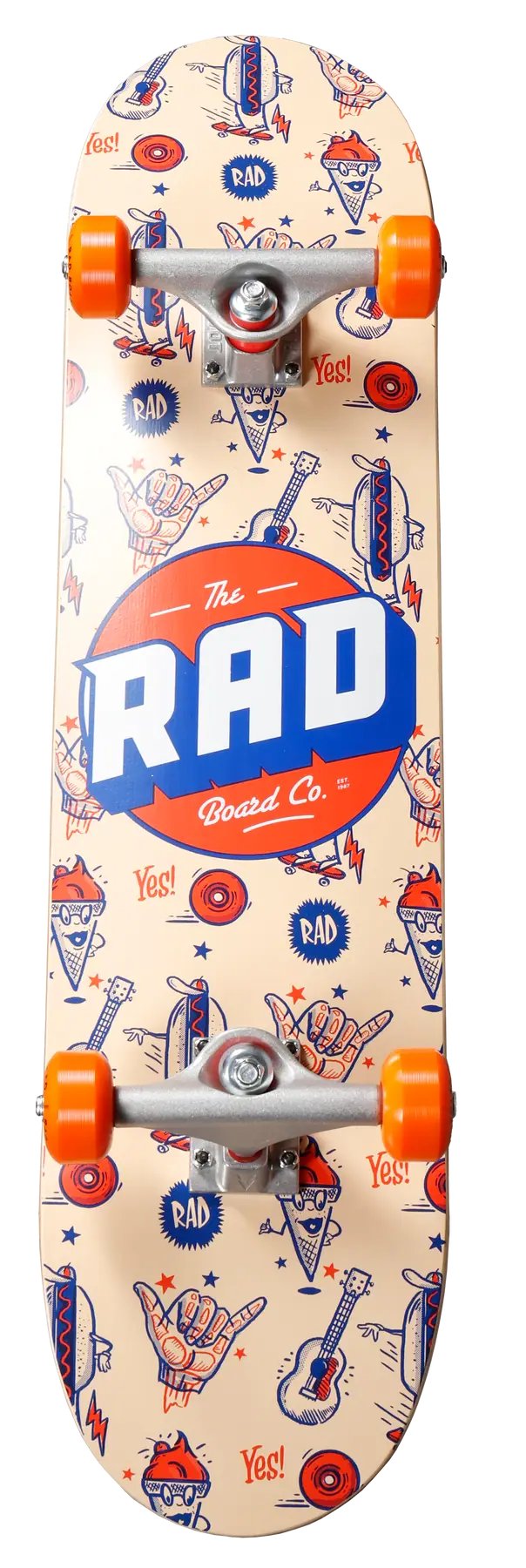 RAD Logo Progressive Complete Skateboard (7.75"|Wallpaper)