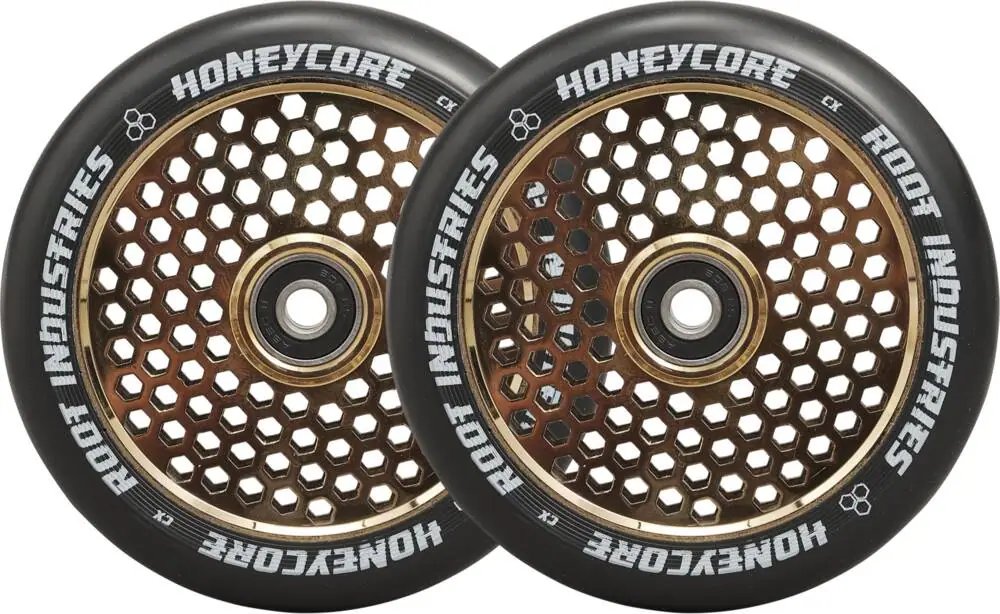 Kolečka Root Industries Honeycore black 120mm 2ks Gold Rush