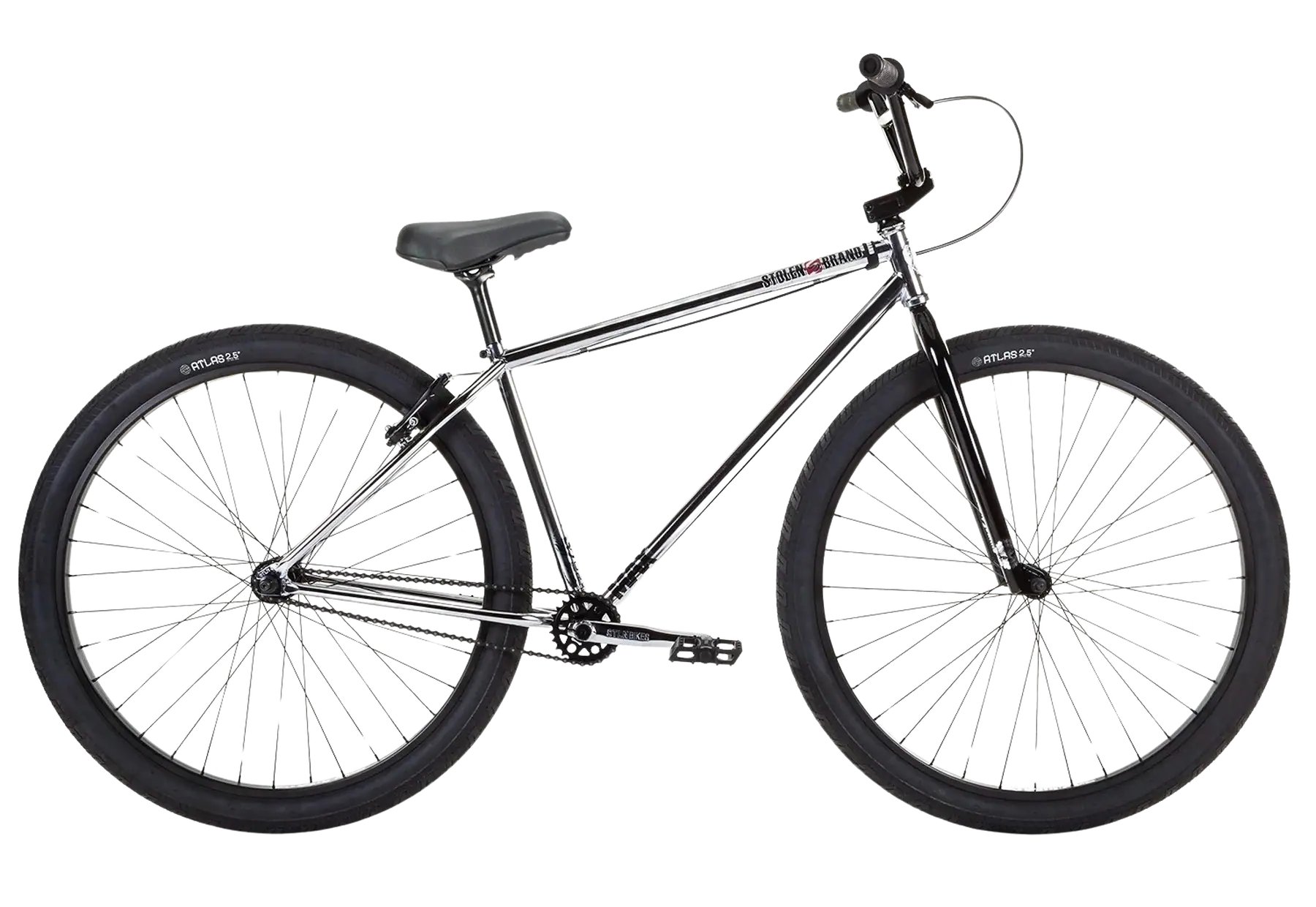 Stolen Max 29'' 2022 Cruiser Bike (23.25"|Chrome/Fast Times Blue)