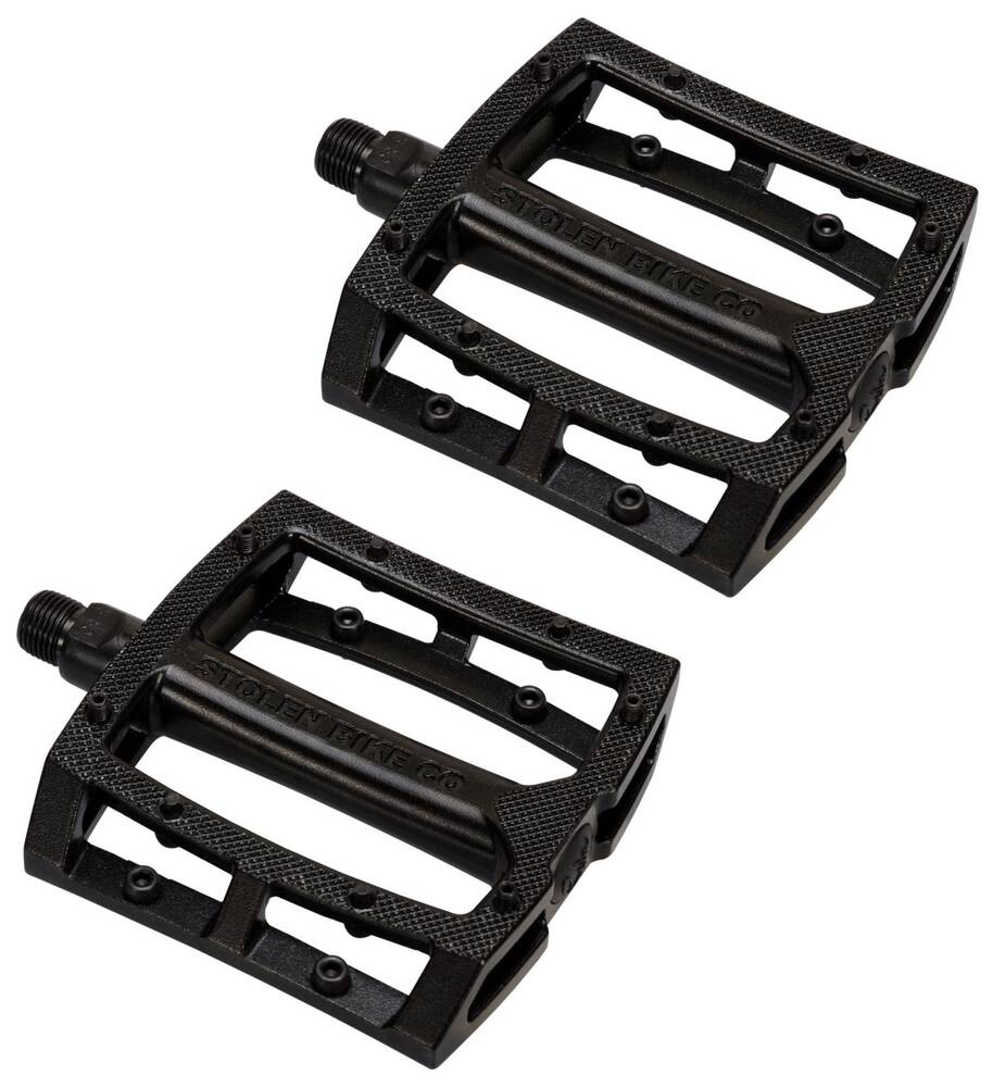 Stolen Throttle 9/16" Loose Ball Auminum BMX Pedals (Černá)