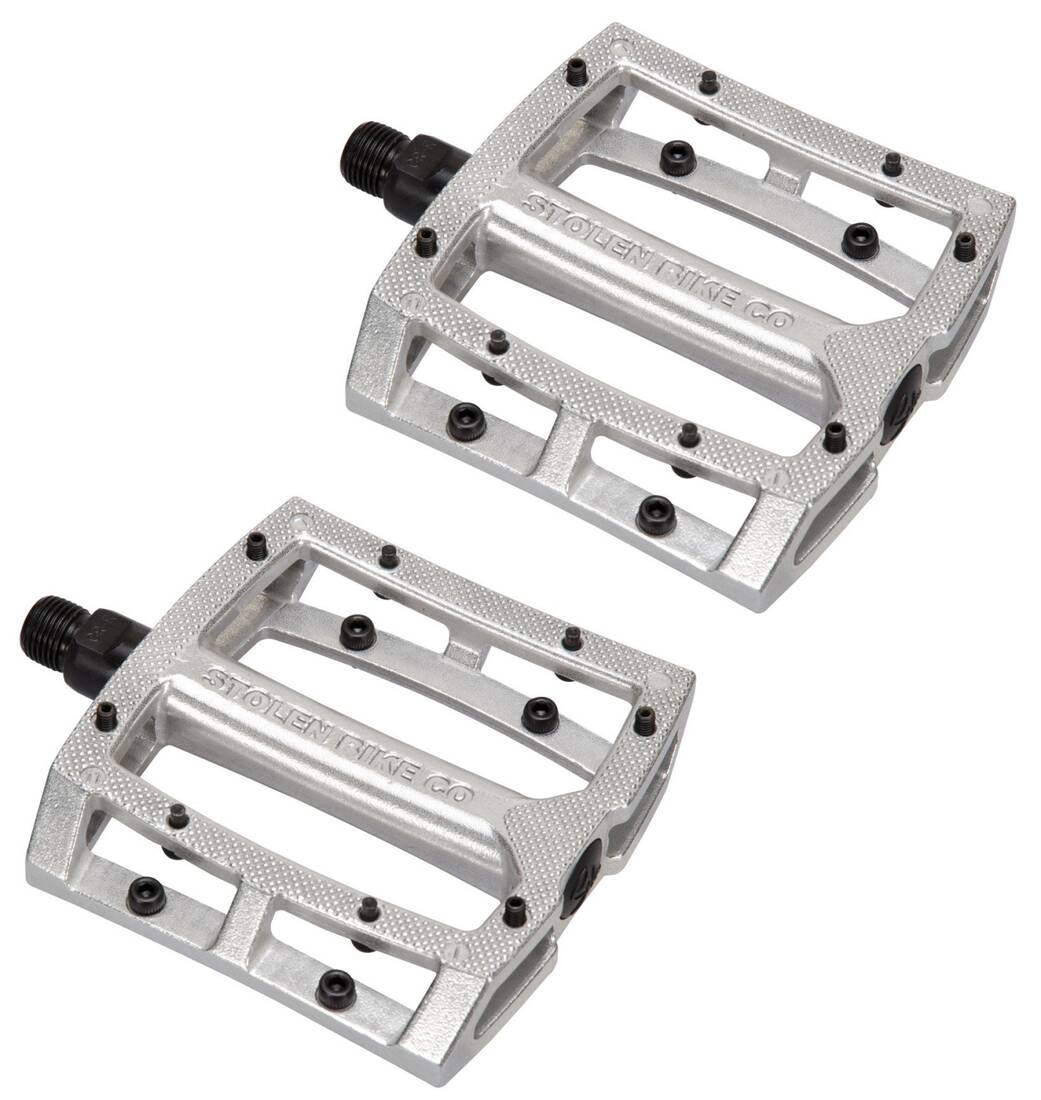 Stolen Throttle 9/16" Loose Ball Auminum BMX Pedals (Polished)