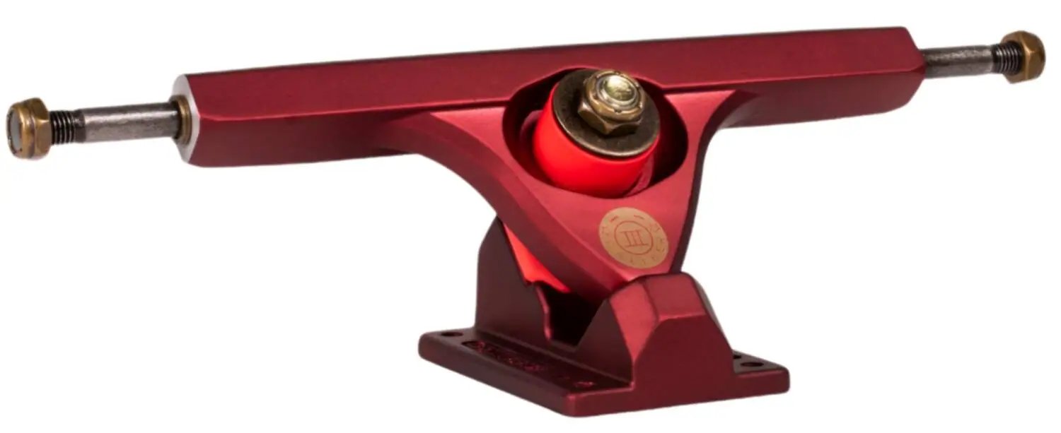 Caliber III Raked 10" 44 Degree Longboard Truck (10"|Oxblood)