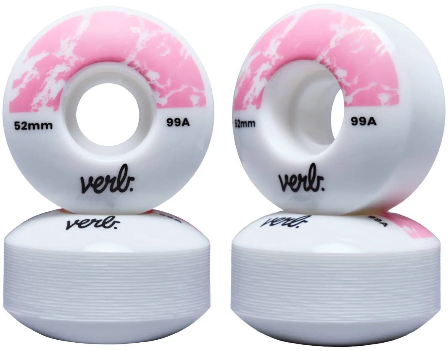 Verb Dip Kolečka Na Skate 4-Balení (52mm|Marbel Pink)