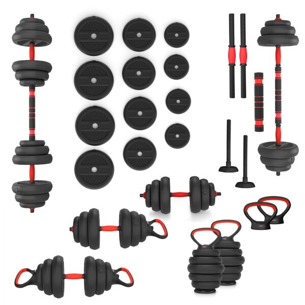 Sada činek HMS SGN120 Pro 6v1 20 kg