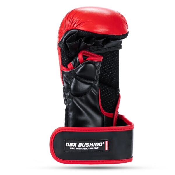 WARRIOR VEL.XL ČERVENÉ PRÉMIOVÉ MMA RUKAVICE DBX BUSHIDO