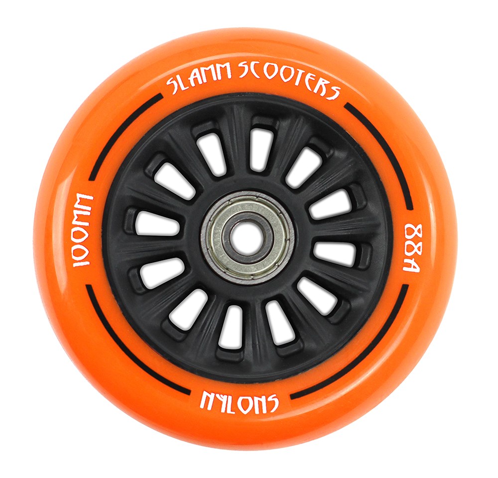 Kolečko Slamm Nylon 100mm Oranžové