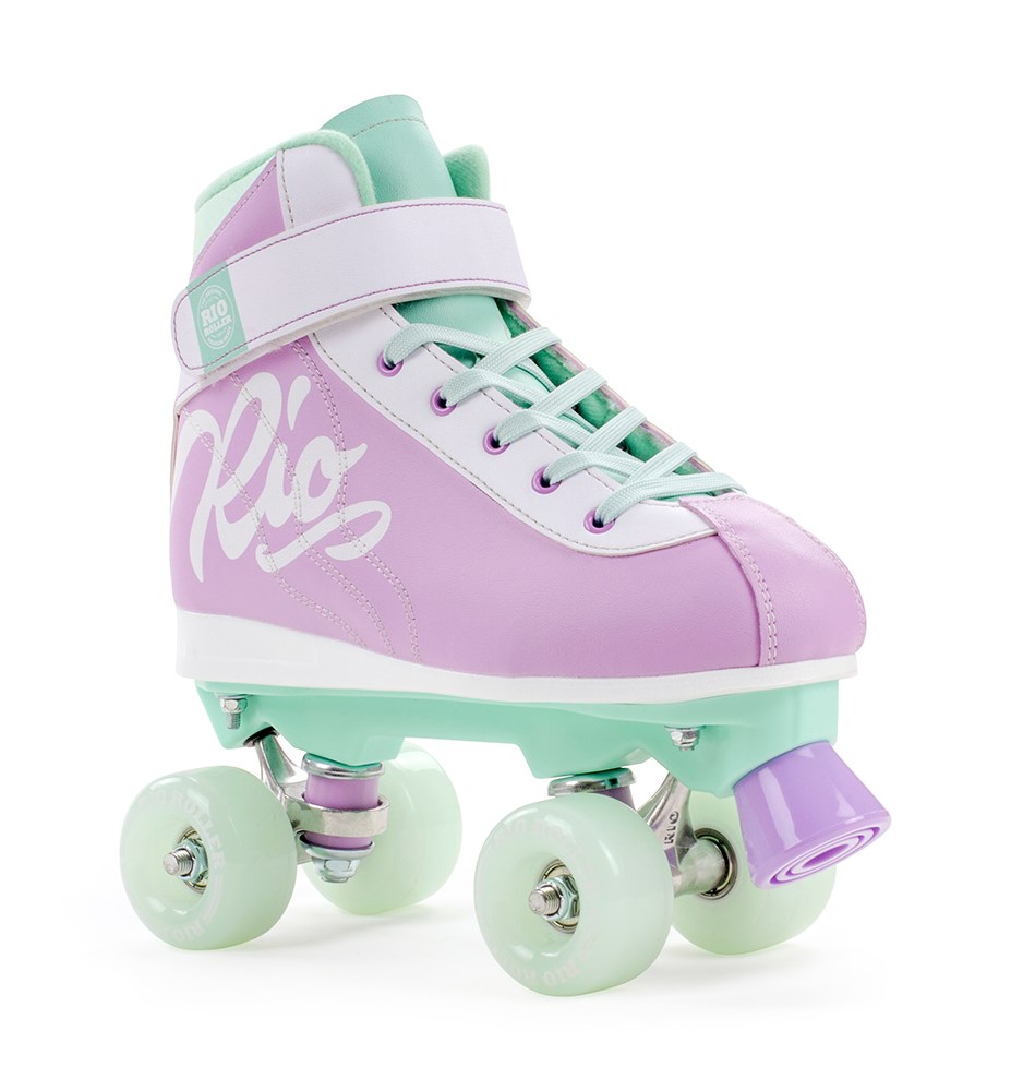 Rio Roller Milkshake Children's Quad Skates - Mint Berry - UK:4J EU:37 US:M5L6