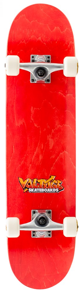 Skateboard Voltage Graffiti Logo 7.5" x 31" Red