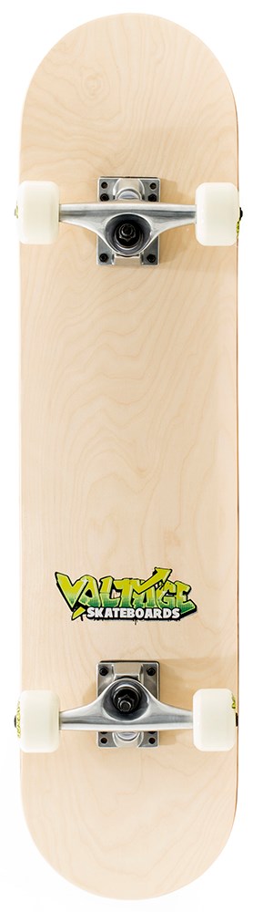 Skateboard Voltage Graffiti Logo 7.5" x 31" Natural