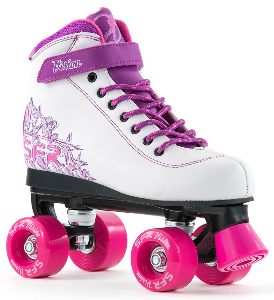 SFR Vision II Children's Quad Skates - Purple - UK:11J EU:29 US:M12JL12J