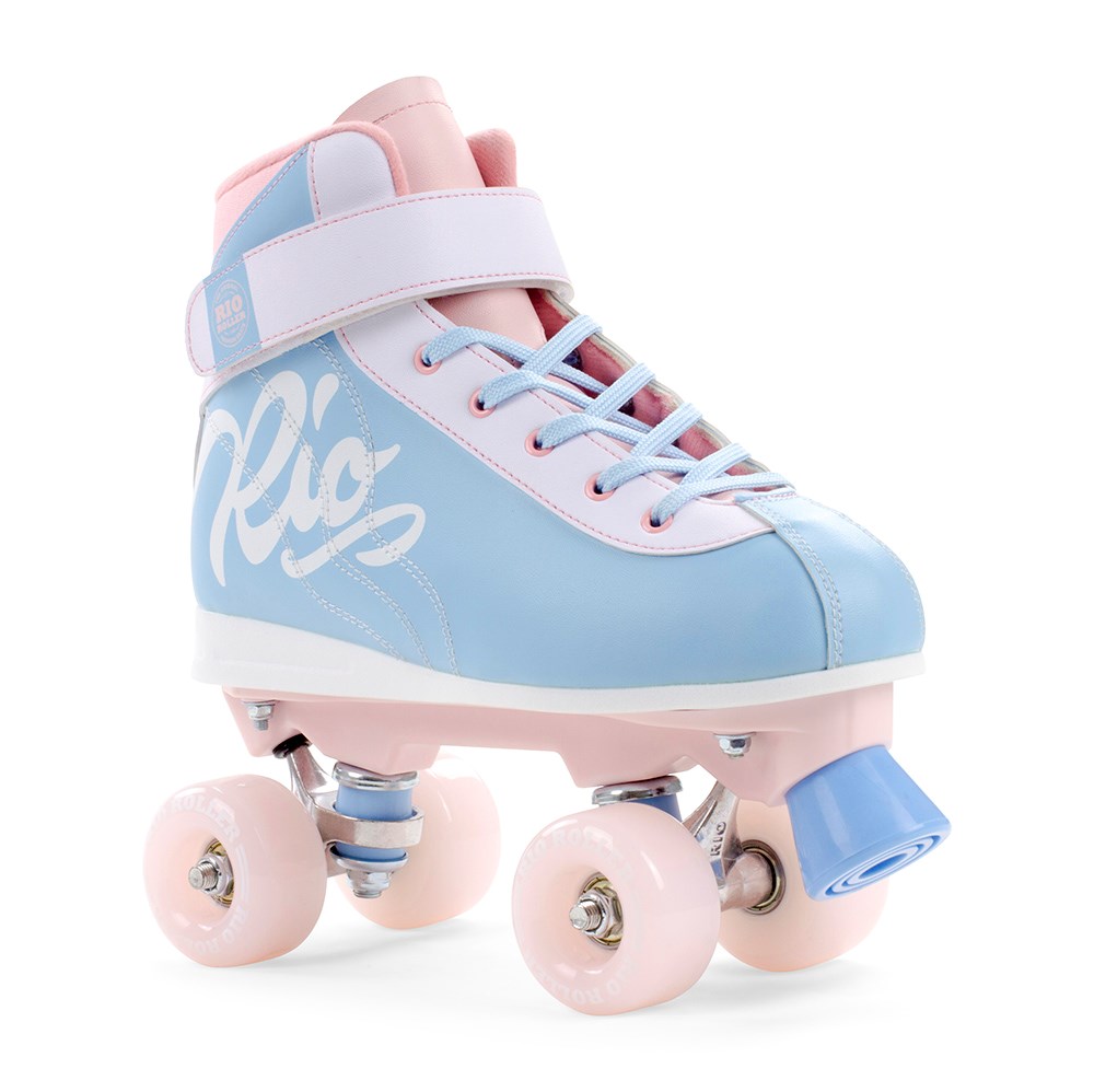 Rio Roller Milkshake Children's Quad Skates - Cotton Candy - UK:4J EU:37 US:M5L6