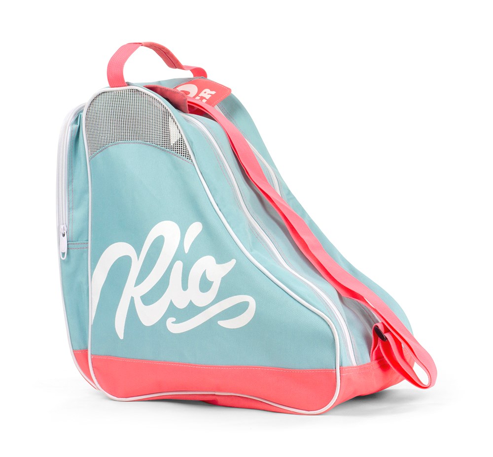 Rio Roller Script Skate Bag - Teal / Coral