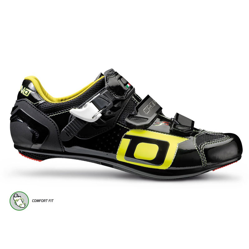 Tretry Crono Road Clone black yellow fluo, 40