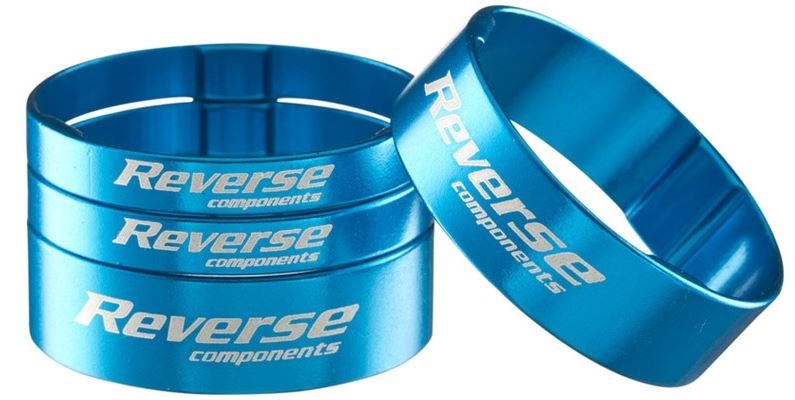 Podložka distanční Reverse Alloy Ultra-Lite set 1 1/8" Light Blue