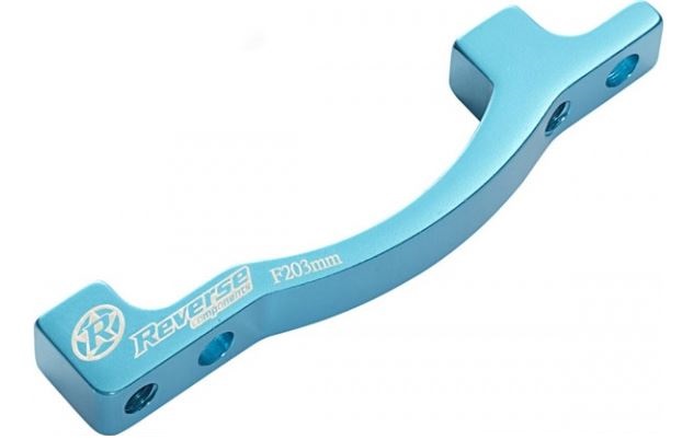 Adaptér přední brzdy Reverse PM-PM 203 mm Light Blue