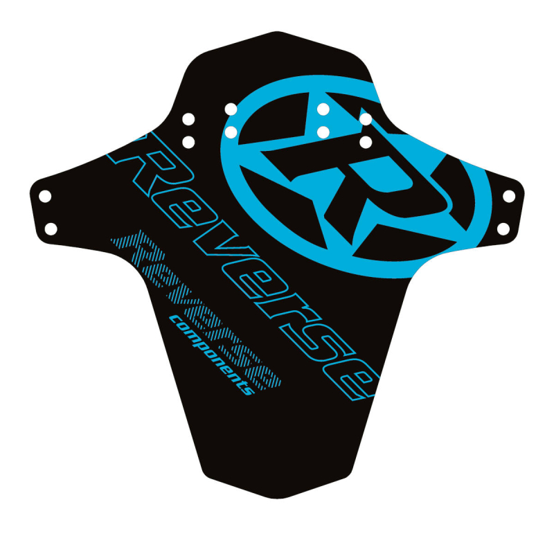 Blatník přední Reverse MudGuard Logo Black / Light Blue