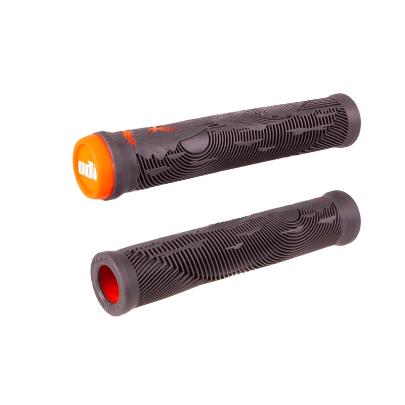 Gripy BMX ODI Hucker Flangeless Graphite/Orange