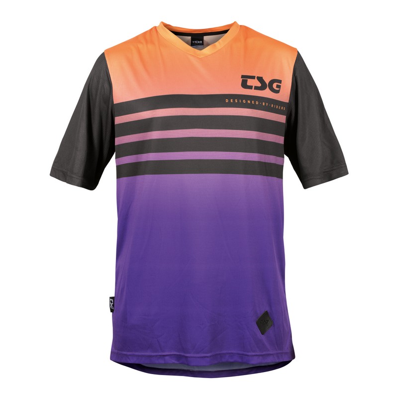 Dres TSG Waft Jersey krátký rukáv purple orange, M