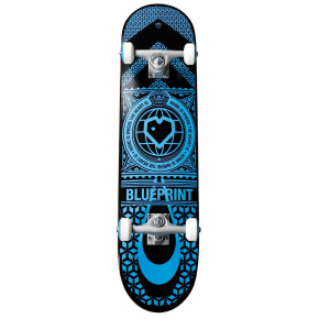 Blueprint Home Heart Skateboard Komplet (7.75"|Modrá/Černá)