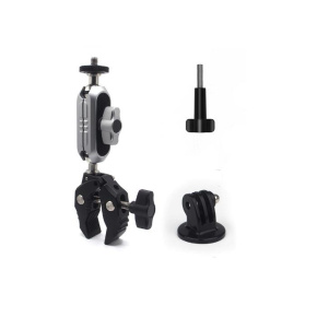 Aluminum Alloy Multi-function Clamp with Adapter for Action Cameras