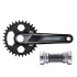 Jednopřevodník 175 mm 32z. Shimano Deore FC-M6100-1 včetně ložisek BSA pro 1x12 černé