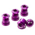 Šrouby do převodníku Reverse Alloy 7 mm, 4 ks Purple